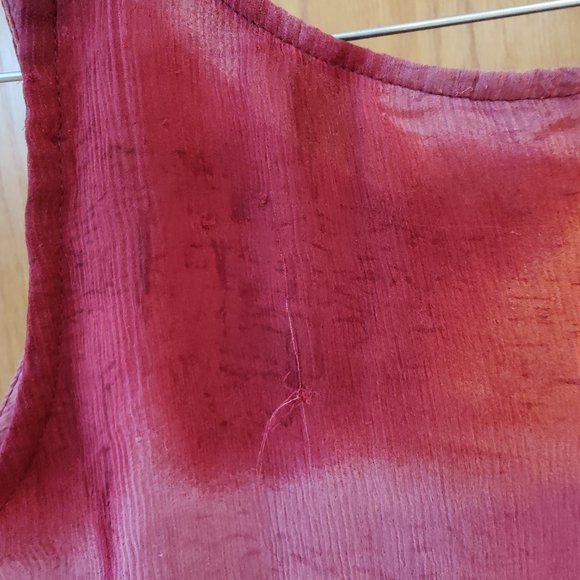 JONES NEW YORK 100% Silk Tie Dye Tank Top - Picture 4 of 4